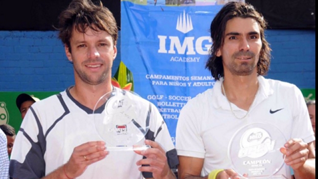 Julio Peralta logró meterse en semifinales de dobles en Buenos Aires