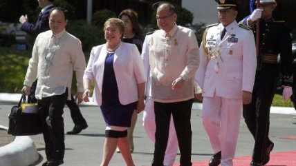   El viaje de la Presidenta Bachelet a Filipinas para asistir a cumbre APEC 
