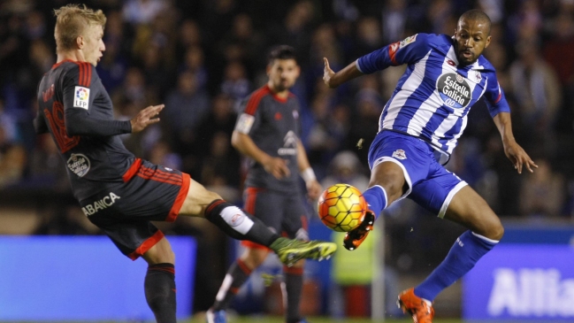 Celta de Vigo perdió ante Deportivo La Coruña con acción de chilenos