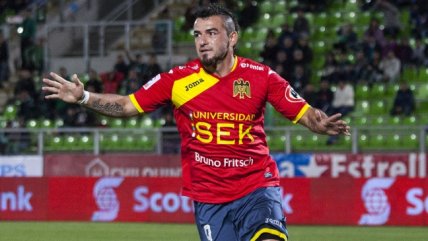 Carlos Salom abrió la cuenta para Unión Española ante S. Wanderers