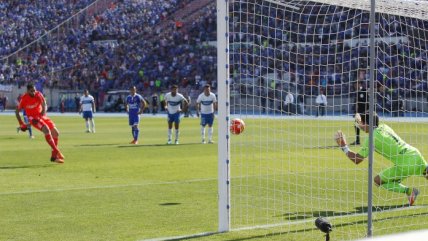 Johnny Herrera anotó desde el punto penal en el clásico estudiantil