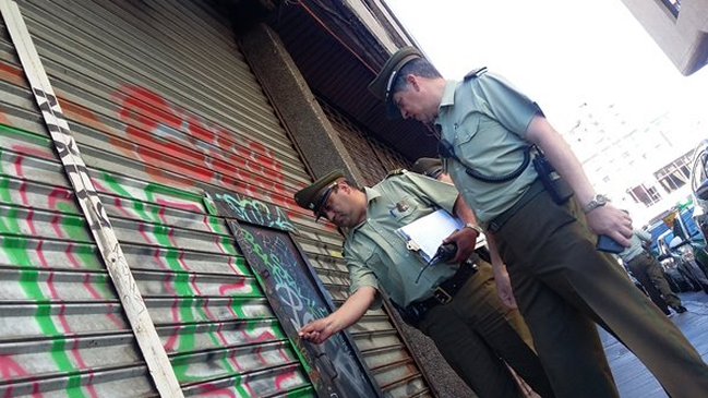 Carabineros clausuró local que funcionaba como 