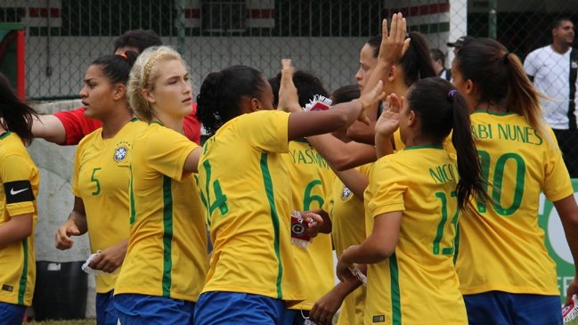 Brasil le propinó dura caída a Chile en el Sudamericano femenino Sub 20