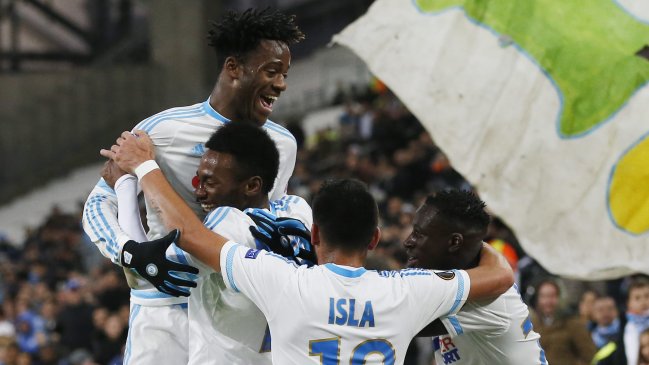 Olympique de Marsella se acercó a octavos de final en la Europa League