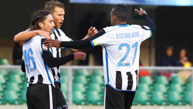 Manuel Iturra cumplió un buen papel en triunfo de Udinese ante Chievo Verona