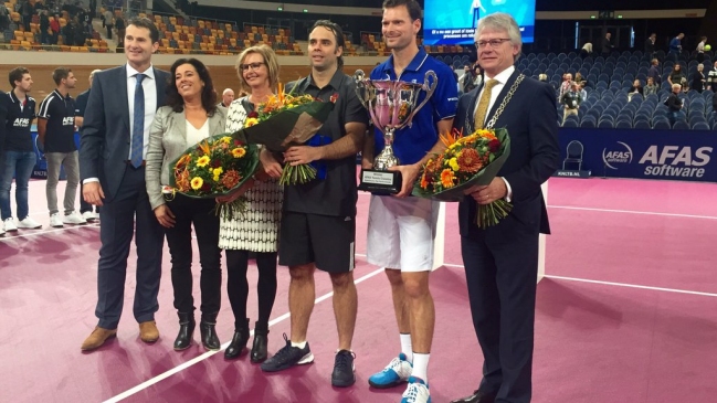 Fernando González cayó en la final del AFAS Tennis Classics en Holanda
