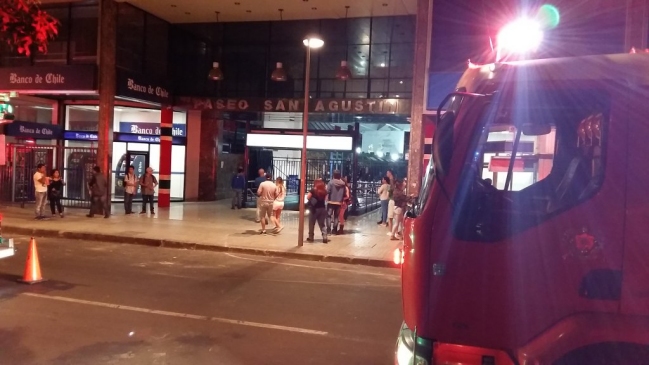 Cine Hoyts San Agustín fue evacuado por emanación de humo