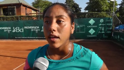   Las reacciones de Daniela Seguel tras avanzar a cuartos de final de la Copa Providencia 