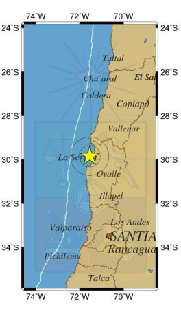 Sismo de mediana intensidad afectó a la Región de Coquimbo