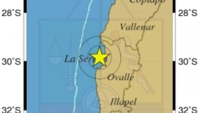 Sismo de mediana intensidad afectó a la Región de Coquimbo