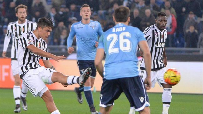Juventus doblegó como visitante a Lazio en la liga italiana