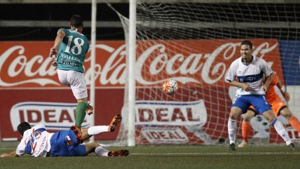 Diego Vallejos le dio la ventaja a Audax Italiano con un furioso remate