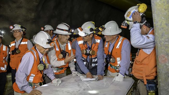 Autoridades visitaron primera etapa de Chuquicamata Subterráneo