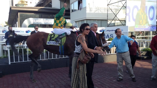 Incentive Boy se impuso en el St. Leger del Hipódromo Chile