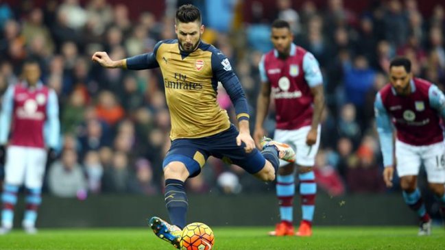 Arsenal alcanzó el liderato en Inglaterra tras hundir a Aston Villa