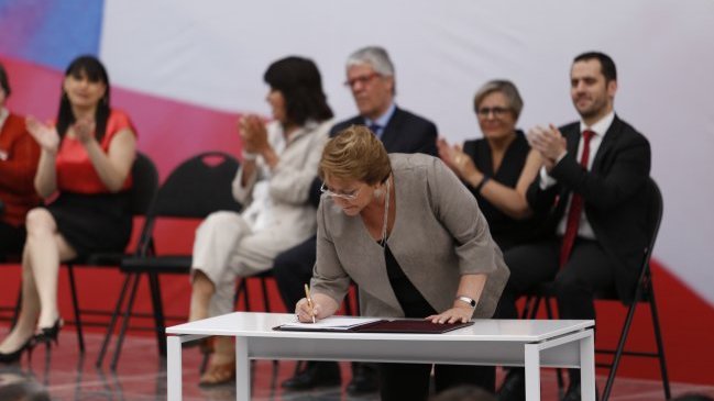 Presidenta Bachelet promulgó ley que crea la Subsecretaría de Derechos Humanos