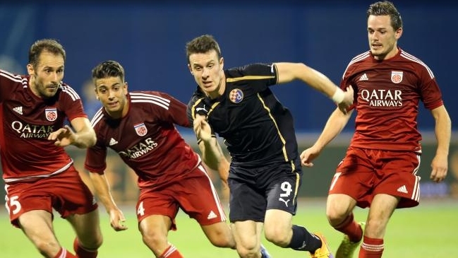 Angelo Henríquez actuó en trabajado triunfo de Dinamo Zagreb que sigue líder en Croacia