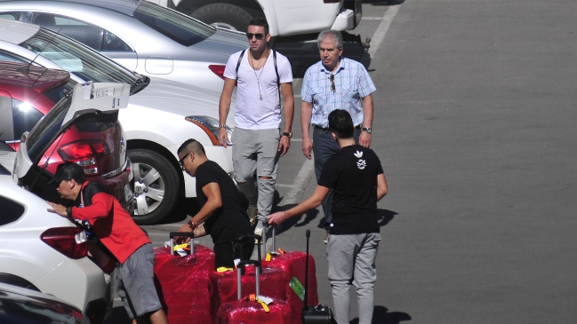 Mauricio Isla llegó a Chile para celebrar las fiestas de fin de año