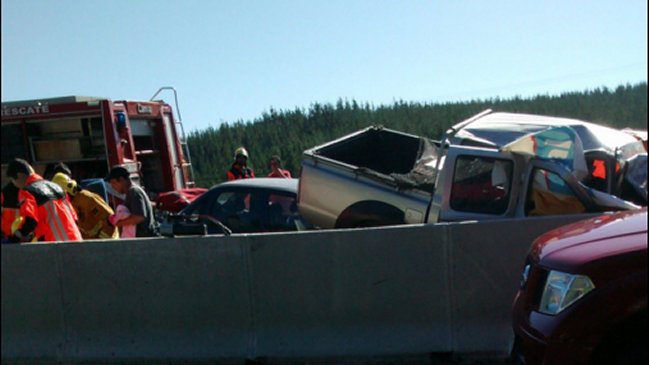 Accidente de tránsito dejó al menos cinco víctimas fatales en ruta Cabrero
