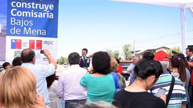 Partió la construcción de la primera comisaría en Bajos de Mena