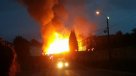 Incendio destruyó el Club de Rodeo de Dalcahue