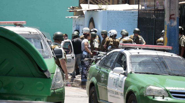 Carabineros detuvo a sospechoso de herir a cabo durante operativo en Quilicura