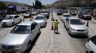 Gran afluencia de automovilistas en la Ruta 5 Sur