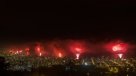 Masivo espectáculo pirotécnico se vivió en Viña del Mar
