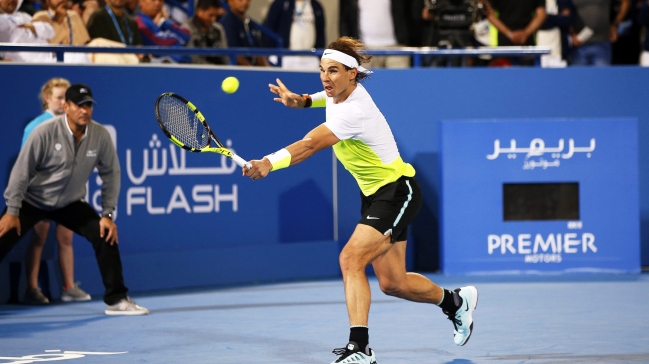 Nadal se quedó con el título en la exhibición de Abu Dhabi