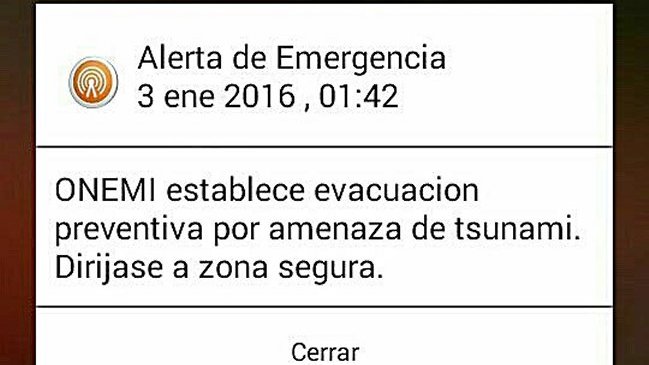 Onemi instruye sumario por activación de alerta de tsunami en Arica