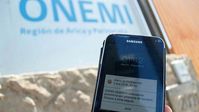 Onemi de Arica y falsa alerta: Solo evacuaron 40 personas de las 70 mil posibles