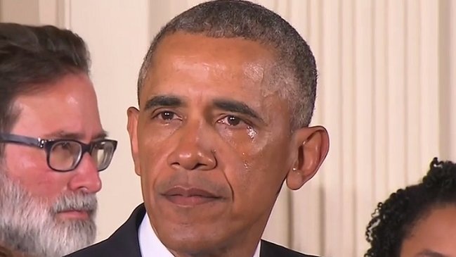 Barack Obama lloró al advertir la 