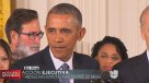 Obama lloró al recordar a niños asesinados en 2012 en un tiroteo