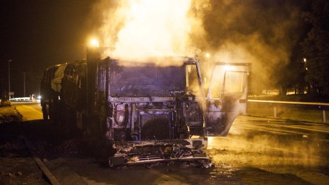 Nuevo ataque incendiario se registró en la provincia de Arauco