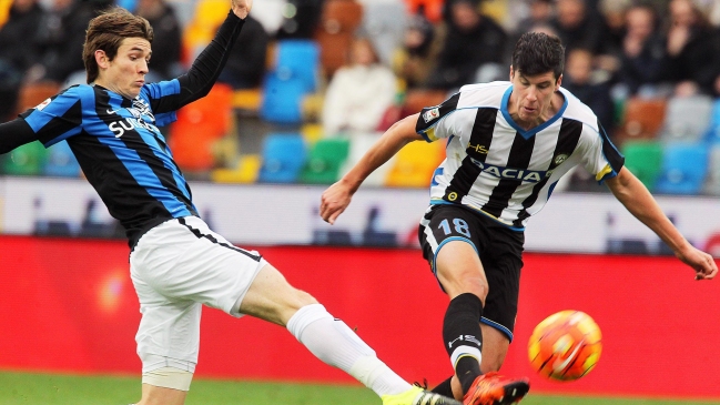 Udinese logró valioso triunfo frente a Atalanta con aporte de Manuel Iturra
