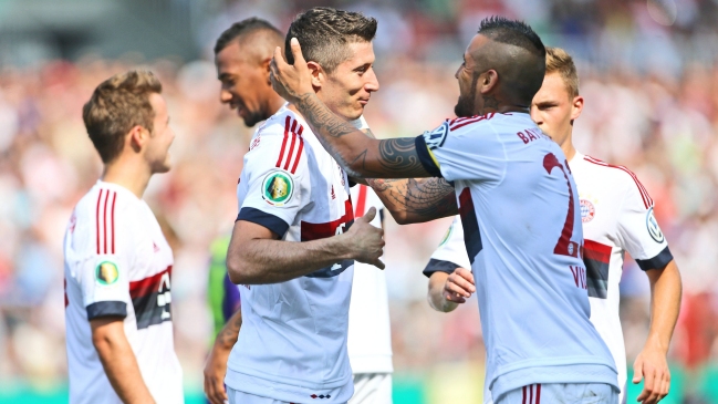 Robert Lewandowski fue el máximo artillero internacional del 2015