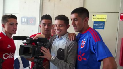 El gracioso "making of" de las fotos oficiales del plantel de U. de Chile