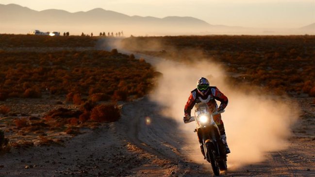 Antoine Meo se adjudicó la séptima etapa de motos del Rally Dakar