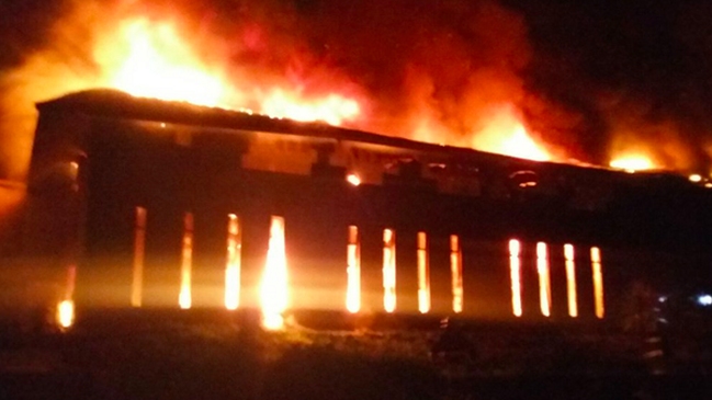 Incendio afectó al resort Rosa Agustina en Olmué