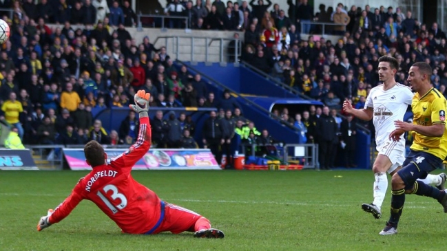 El modesto Oxford United sorprendió a Swansea y lo eliminó de la Copa FA