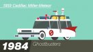 Todos los autos más famosos del cine juntos en un video animado