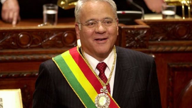 Morales y vocero de demanda marítima discreparon por Sánchez de Lozada