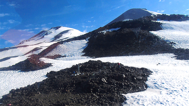 Sernageomin confirmó nuevo cráter en Nevados de Chillán