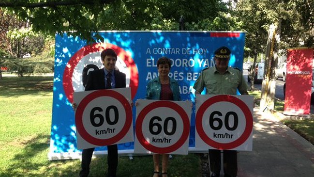 Autoridades anunciaron reducción de límite de velocidad en tres calles de Providencia