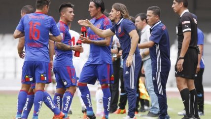 El debut de Sebastián Beccacece en la banca de U. de Chile: Empató con Antofagasta