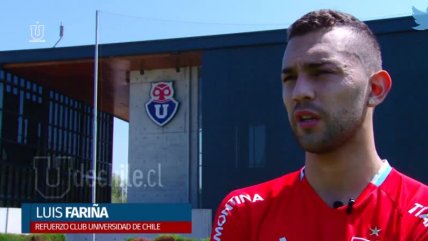 Universidad de Chile oficializó incorporación del argentino Luis Fariña