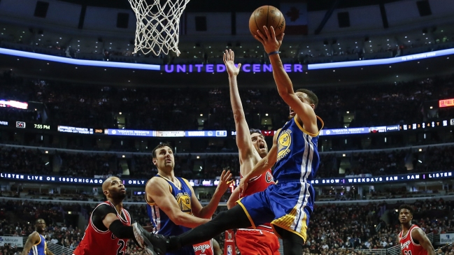 Los Warriors también arrasaron como visita con los Bulls en la NBA