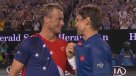   David Ferrer le pidió su camiseta a Lleyton Hewitt tras despedirlo en Melbourne 