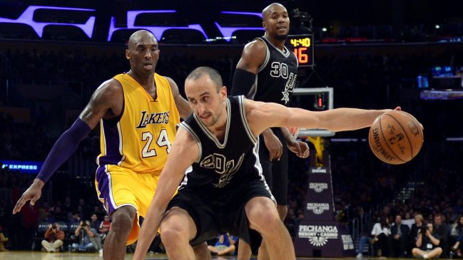 San Antonio Spurs derrotó con claridad a Los Angeles Lakers por la NBA