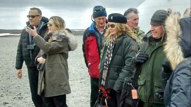 Cumplió su objetivo: Tom Hanks llegó hasta la Antártida